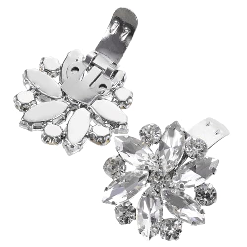 Garneck 2 Stck Abnehmbare Schuhclips mit Blumen Design Dekorative Schuhschnallen für Damen Vielseitige Hochzeitsschuh Beschmückung Einfache für Festliche Anlässe und Partys Teiliges von Garneck