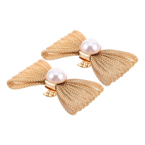 Garneck 2 Stück Abnehmbare Kunststoff Schuhclips für High Heels Schuhschnallen für Hochzeiten und Formelle Anlässe Funkelnde Schuhschmuck Clips für Damen von Garneck