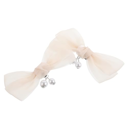 Garneck 2stücke Schleifen Schuhclips Abnehmbar Für Damen High Heels Schuhdekor Aus Stoff Schuhanhänger Valentinstag Hochzeit Schuhschmuck Schnalle Zum Auswechseln von Garneck