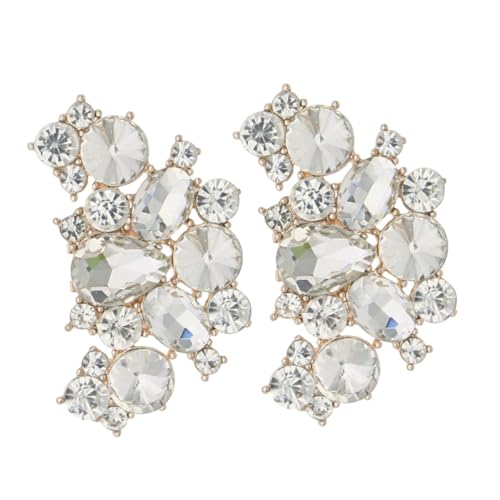 Garneck 2 Stück Abnehmbare Schuhclips mit Strassbesetzten Schmuckelementen in Roségold Dekorative Schuhschmuck Broschen für Damen Passend für High Heels Sandalen Pumps und Schuhe von Garneck