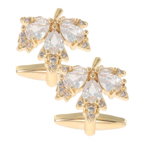 Garneck 2 Stück Ahornblatt Design Manschettenknöpfe für Anzug für Hochzeiten Business Meetings und Formelle Anlässe Hochwertige Accessoires mit Komfortabler von Garneck