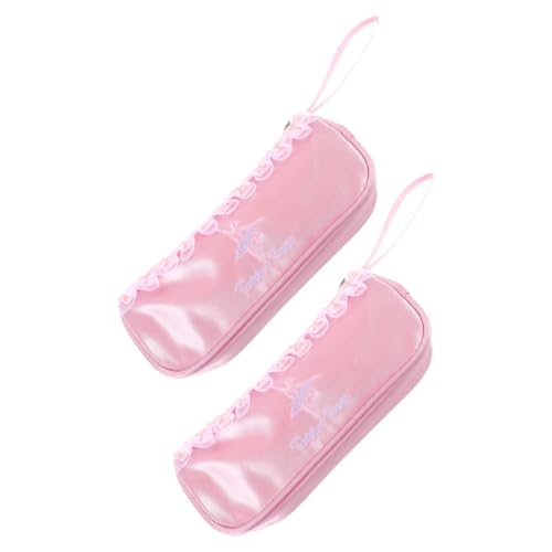 Garneck 2 Stück Atmungsaktive Polyester Organizer für Mädchen Reißverschluss Mesh Tanzschuhbeutel für Tanzstudio Reisen von Garneck