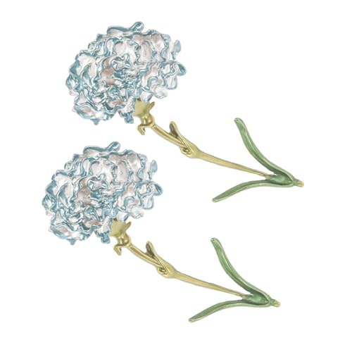 Garneck 2 Stück Blütenbrosche Damen Blumen Anstecknadel für Kleidung Dekorativer Kragen Clip für Pullover und Schals Langlebigem Legierungsmaterial von Garneck