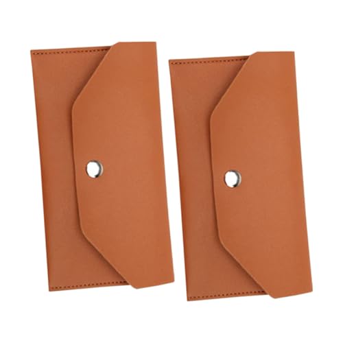 Garneck 2 Stück Damen Langbörse PU Teiliges Robuste Clutch mit Großer Kapazität Stilvolles Portemonnaie für Geld und Dokumente Kompakt und Vielseitig für Alltag und Reisen von Garneck