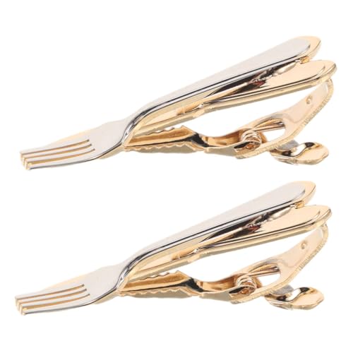 Garneck 2 Stück Einzigartige Kupfer Krawattennadel Besteckform für Hochzeiten Meetings und Formelle Anlässe Hochwertiges Business Zubehör Garneck 2 Stück Einzigartige Kupfer Krawattennadel Besteckform für Hochzeiten Meetings und Formelle Anlässe Hochwertiges Business Zubehör von Garneck