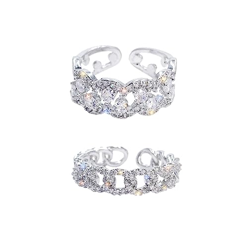 Garneck 2stücke Teilig Einfacher Chic Finger Ring Dame Ring Schmuck Kreative Ornament Garneck 2stücke Teilig Einfacher Chic Finger Ring Dame Ring Schmuck Kreative Ornament von Garneck