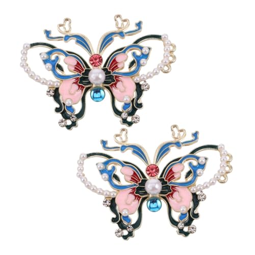 Garneck 2 Stück Glitzernde Rhinestone Anstecknadeln Eleganter Schalclip für Hochzeiten Partys Kleider und Jacken von Garneck