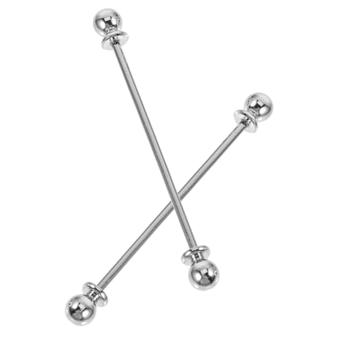 Garneck 2 Stück Herren Hemdkragen Pins Metall Krawattennadeln für Anzug Freizeit Leichte und Langlebige Kragenstifte Accessoires für Formelle Anlässe und von Garneck