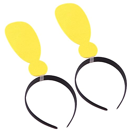 Garneck 2 Stück Lustiges Ausrufezeichen Stirnband Haarband mit Point Form Flexibel Unisex Kopfbedeckung für Party Kostüm Cosplay Geeignet für Erwachsene von Garneck