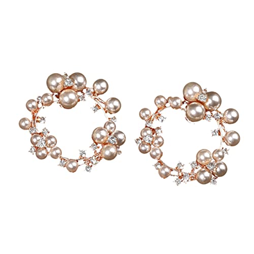 Garneck 2 Stück Perlen Schuhclips für Damen Abnehmbare Schuhschnalle zur Dekoration von High Heels für Hochzeit Geburtstag und Besondere Anlässe von Garneck