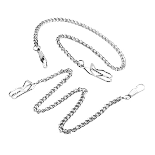 Garneck 2 Stück Retro Metalltaschenkette Vintage Hosenkette für Herren Jeans Zubehör Robuster Look Robustes Design für DIY und Accessoires von Garneck