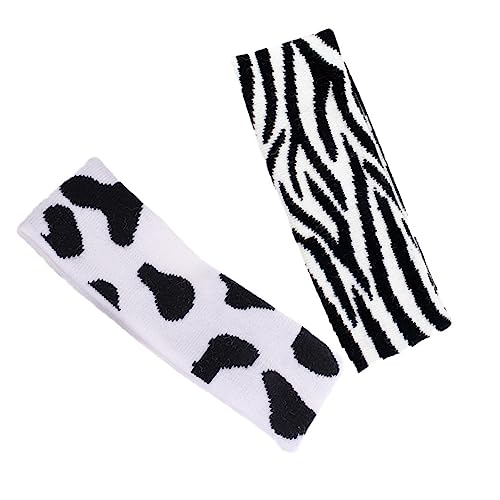 Garneck 2stücke Stirnband Wickel Mit Zebra-streifen-muster Hochwertiges Kopfschmuck-accessoire Geeignet Für Erwachsene Jugendliche Und Junge Mädchen Für Reisen Und Fotos von Garneck