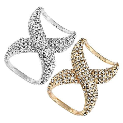 Garneck 2 Stück Strass Schal Clips Damen Schal Schnallen für Hemden und Krawatten Schmuck für Frauen von Garneck
