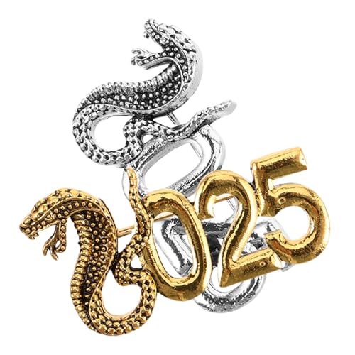Garneck 2 Stück Schlangen Brosche für Frauen Vintage Tier Pin Schmuck für Jahr der Schlange Dekorative Anstecknadel für Kleidung Taschen und Hüte für Geburtstage und Chinesisches Neujahr Garneck 2 Stück Schlangen Brosche für Frauen Vintage Tier Pin Schmuck für Jahr der Schlange Dekorative Anstecknadel für Kleidung Taschen und Hüte für Geburtstage und Chinesisches Neujahr von Garneck