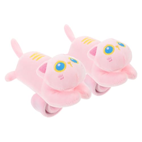 Garneck 2 Stück Slap Armband Tier Thema Slap Bänder Partyspielzeug für Weiches Material Bequem und Langlebig für Feste und Feiern von Garneck