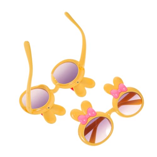 Garneck 2 Stück Sonnenbrillen mit Süßem Hasen Design Uv Schutz Leichte Sommerbrille für Mädchen Jungen Modisch für Party Strand und Geeignet von Garneck