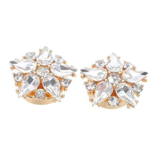 Garneck 2 Stück Stern Manschettenknöpfe für Herren und Damen Business Hemdknopf Accessoires Anzugschmuckstücke Einfache Kombination für Hochzeit und Formelle Anlässe von Garneck