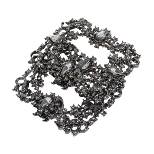 Garneck 2 Stück Teiliges Abnehmbare Strass-schuhclips für Damen Metallische Hochzeitsschuh-dekorationen mit Sicherem Verschluss Funkelnde Braut Party-schuhverzierung für High Heels und von Garneck