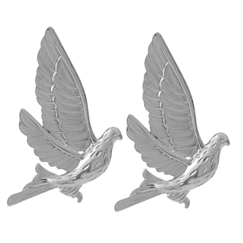 Garneck 2 Stück Tierbroschen Friedenstaube Metall Anstecknadeln Vielseitige Schmuckaccessoires für Hemdkragen Jacken Taschen Reverspins Silber für Damen und Herren Garneck 2 Stück Tierbroschen Friedenstaube Metall Anstecknadeln Vielseitige Schmuckaccessoires für Hemdkragen Jacken Taschen Reverspins Silber für Damen und Herren von Garneck