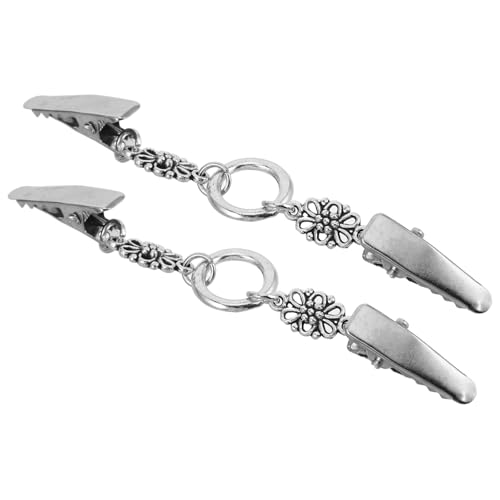Garneck 2 Stück Vintage Alloy Shawl Clips für Frauen Robuste Broschen für Cardigans Kleider und Pullover für Zeitloses Design für Modernen und Klassischen Stil von Garneck