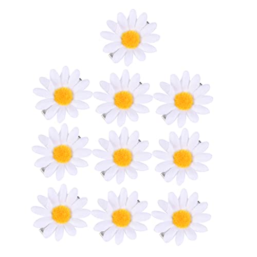 Garneck 20stücke Gänseblümchen Haarspangen Für Damen Und Mädchen Elegante Weiße Blumen Haarklammern Für Strandferien Und Festliche Anlässe Perfektes Haarstyling Zubehör von Garneck