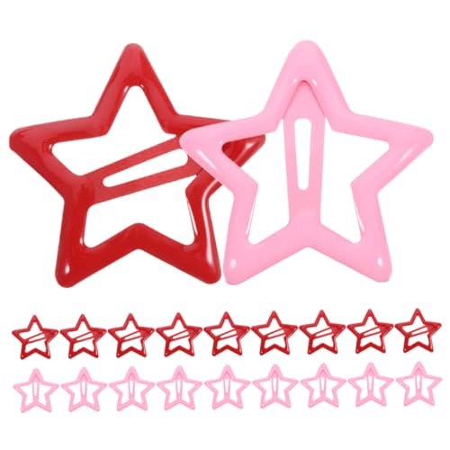 Garneck 20 Stück Teiliges Bunte Stern Haarspangen für Kleinkinder Mädchen Rutschfeste Metall Haarklammern und Rot Kreative Haarschmuck Clips für Frisuren und Vielseitige Anlässe Garneck 20 Stück Teiliges Bunte Stern Haarspangen für Kleinkinder Mädchen Rutschfeste Metall Haarklammern und Rot Kreative Haarschmuck Clips für Frisuren und Vielseitige Anlässe von Garneck