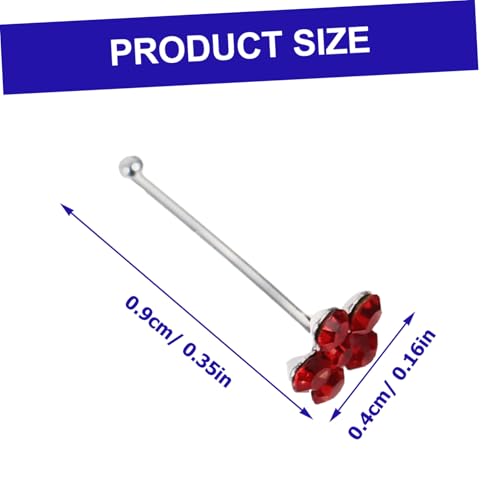 Garneck 20 Stück Teiliges Nasenpiercing Bunte Blütenform Nasenringe aus Rostfreiem Material Hautfreundlich Modisch als für Damen und Herren Geeignet für Hochzeit und Alltag Garneck 20 Stück Teiliges Nasenpiercing Bunte Blütenform Nasenringe aus Rostfreiem Material Hautfreundlich Modisch als für Damen und Herren Geeignet für Hochzeit und Alltag von Garneck