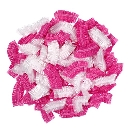 Garneck 200stücke Dusch Ohrabdeckung Für Haarfarbe Durchsichtige Einweg-ohrkappe Mit Gummiband Ohrabdeckung Zum Schutz Vor Wasser Beim Baden Und Färben von Garneck