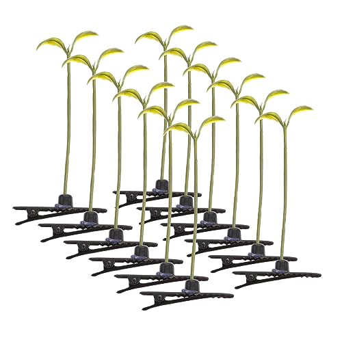 Garneck 20stücke Kreative Simulation Sojasprossen Haar Clip Mädchen Entzückende Haar Clip Mädchen Stilvolle Haarspange von Garneck