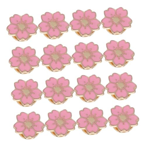 Garneck 24 Stück Teiliges Kirschblüten Emaille Anstecknadeln Niedliche Kleine Blumenbroschen aus Japanisch Inspiriertes Design Leichter Stoffschonender Anstecker für Rucksäcke Jacken von Garneck