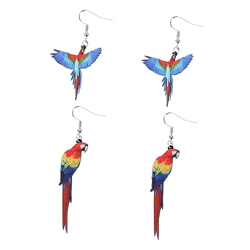 Garneck 2Paare Vogelohrringe für Damen Stilvolle Ohrhänger mit Einzigartigem Design für Partys und Hochzeiten Geschenkidee für Frauen und Mädchen von Garneck