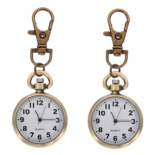 Garneck 2stücke Taschenuhr Für Krankenschwester Mit Großem Zifferblattdesign Für Zeitanzeige Als Für Geburtstage Hochzeiten Und Feiertage Schlüsselanhänger-taschenuhr Für von Garneck