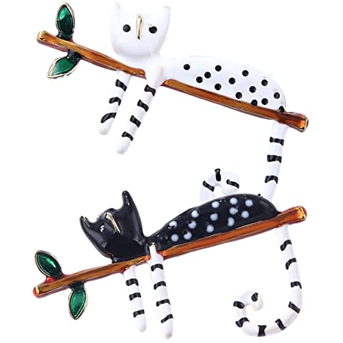 Garneck 2stücke Katzenanstecker Set Für Frauen Kawaii Katze Pins Aus Emaille Dekorative Broschen Für Hüte Jacken Kleidung Für Katzenliebhaber Garneck 2stücke Katzenanstecker Set Für Frauen Kawaii Katze Pins Aus Emaille Dekorative Broschen Für Hüte Jacken Kleidung Für Katzenliebhaber von Garneck