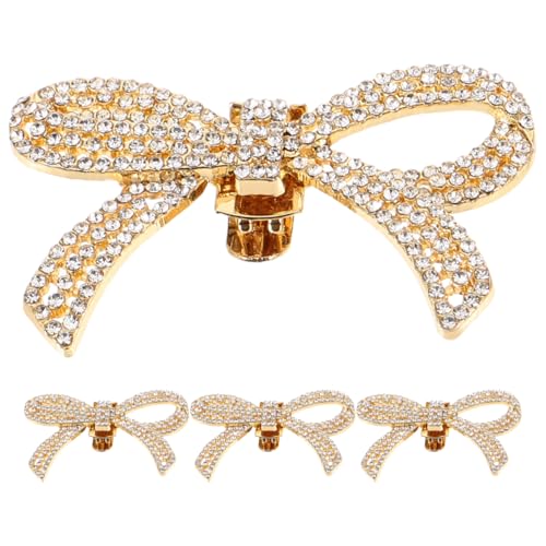 Garneck 2paare Schuhclips Mit Strass Blumen-design Abnehmbare Schnallen Für Damen Hochzeit Party Kompatibel Mit High Heels Und Sandalen von Garneck