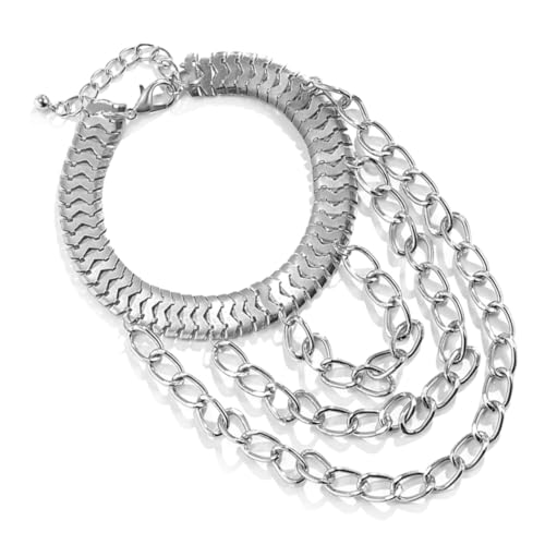 Garneck 2stücke Schuhkette Für High Heels Mit Silberkette Und Mehrlagigem Fußkettchendesign Passend Zu Verschiedenen Absatzschuhen Elegantes Fußkettchendekor Für Damen Für Besondere Anläss von Garneck