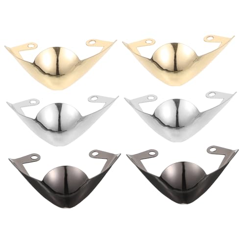 Garneck 3 Paar Schuhspitzen Schutzkappen Metall Schuhschutz für High Heels Strapazierfähig Wasserabweisend für Damen von Garneck