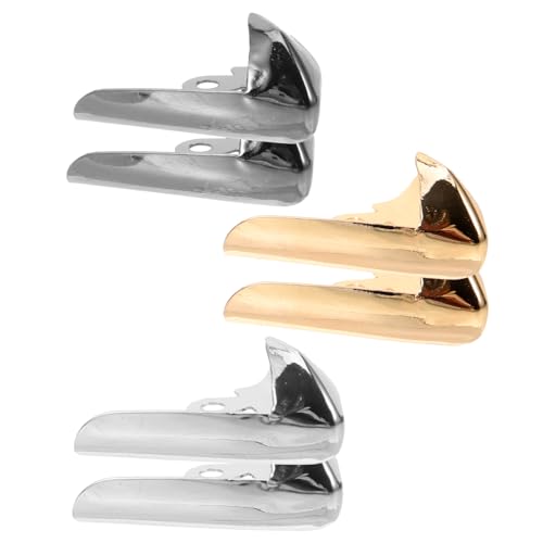 Garneck High Heels Zehenkappen Metall Schutz Für Damen Spitzenabdeckungen Für High Heels Langlebig Installieren Gold/silber/grau Für Dekoration Und Schuhschutz von Garneck