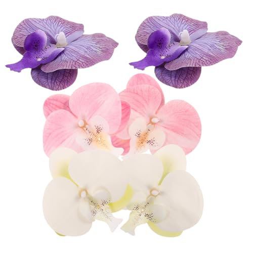 Garneck 3paare Schmetterlingsorchideen-schuhclips Abnehmbare Schuhschnallen Orchideenblüten-schuhbrosche Schuhschmuckclips Für High Heels Sandalen Hochzeitspumps Schuhaccessoires Für Stran von Garneck