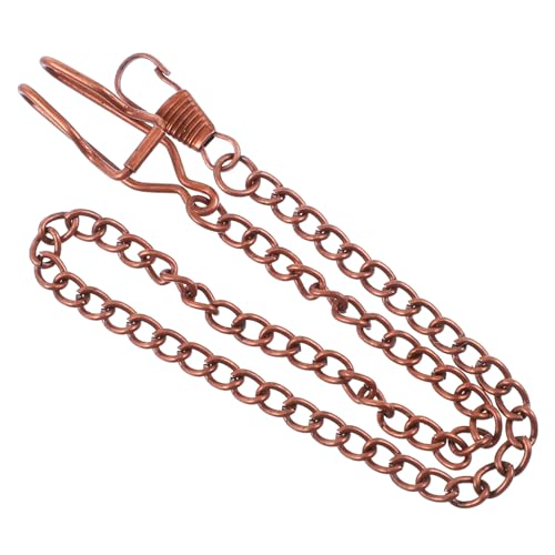Garneck 3 Stück Taschenuhr Kette Lange Clip Pocket Watch Chain Rotkupfer für Stilvolle Herren Perfektes Accessoire für Ihre Taschenuhr und Langlebig von Garneck