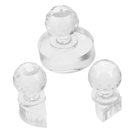 Garneck 3stücke Diy-lidschatten-tool Aus Lidschatten-versiegelung Mit Feinstempel Kosmetik-zubehör Für Make-up Für Präzises Dosieren von Garneck