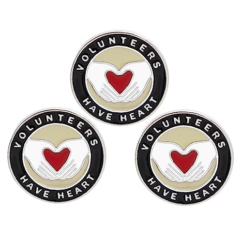 Garneck 3 Stück Teiliges Rundes Volunteer Badge Legierung Broschen Anstecknadeln Sichere Verschlussspange Modische Freiwilligen Abzeichen für Kleidung und Bastelbedarf Zufällige Farbe Garneck 3 Stück Teiliges Rundes Volunteer Badge Legierung Broschen Anstecknadeln Sichere Verschlussspange Modische Freiwilligen Abzeichen für Kleidung und Bastelbedarf Zufällige Farbe von Garneck