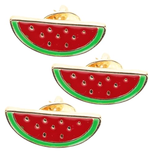 Garneck 3 Stück Teiliges Set Wassermelonen Anstecknadeln Metall Cartoon Brosche Lapel Pin Vielseitige Sweater Clips für Damen Verspielte Accessoire Kombination Garneck 3 Stück Teiliges Set Wassermelonen Anstecknadeln Metall Cartoon Brosche Lapel Pin Vielseitige Sweater Clips für Damen Verspielte Accessoire Kombination von Garneck