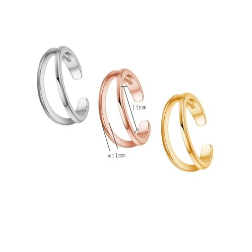 Garneck 3stücke Fußringe Aus Kupfermaterial Langlebige Knöchelringe Dekorative Zehenringe Für Frauen Stilvolle Finger-accessoires Für Party Bar Und Alltag von Garneck