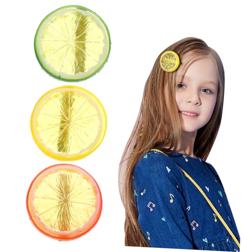 Garneck 3 Stück Zitronen Haarspangen – Süße Haarschmuck Zitrone Für Mädchen - Perfekte Haarnadeln Und Kopfschmuck Für Den Täglichen Gebrauch - Handmade Haarklammern in Fröhlichem Design Garneck 3 Stück Zitronen Haarspangen – Süße Haarschmuck Zitrone Für Mädchen - Perfekte Haarnadeln Und Kopfschmuck Für Den Täglichen Gebrauch - Handmade Haarklammern in Fröhlichem Design von Garneck