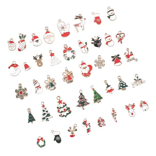 Garneck 38 Stück Teiliges Weihnachts Ohrschmuck mit Trendigen Tropfen und Strass Ohrringen Langlebige Ohranhänger Deko für Damen Festliche Party und Alltagsmode Vielseitig Kombinierbar von Garneck