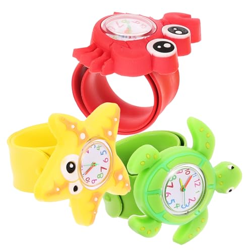 Garneck 3stücke Cartoon Meerestiere Uhren Junge Mädchen Digitale Armbanduhr Junge Mädchen Slap Band Uhr in Meerestierform Intuitives Zeitablesen Praktische Trageweise Garneck 3stücke Cartoon Meerestiere Uhren Junge Mädchen Digitale Armbanduhr Junge Mädchen Slap Band Uhr in Meerestierform Intuitives Zeitablesen Praktische Trageweise von Garneck