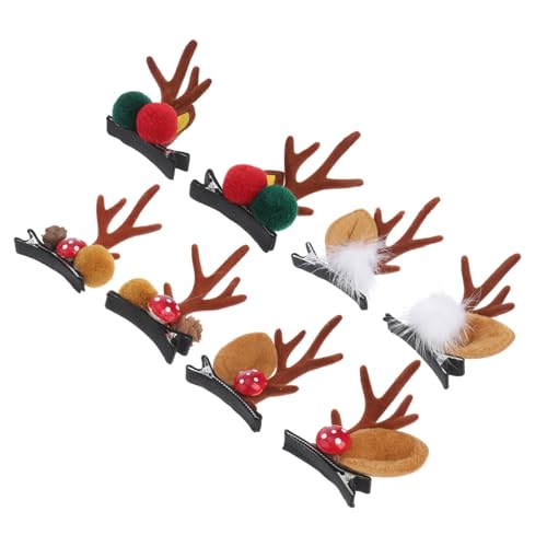 Garneck 4 Paar Niedliche Weihnachts Haarspangen Mit Rentiergeweih Design – Festlicher Haarschmuck Für - Perfekt Für Die Weihnachtsfeier Und Als Garneck 4 Paar Niedliche Weihnachts Haarspangen Mit Rentiergeweih Design – Festlicher Haarschmuck Für - Perfekt Für Die Weihnachtsfeier Und Als von Garneck