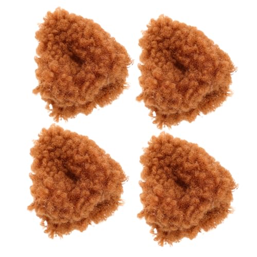 Garneck 4 STÜCKE Teiliges Plüsch Katzenohren Haarklammern für Frauen Weiche Fuzzy Claw Clips für Dünnes Haar Süße Haarspangen für Täglichen Gebrauch und Partys und Tragbar von Garneck