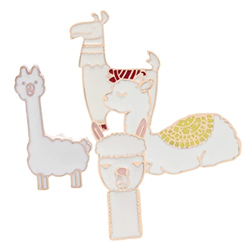 Garneck 4stücke Alpaka-brosche Mit Nadel Clip Für Kleidung Schalnadeln Kragennadel Accessoire Für Damen von Garneck