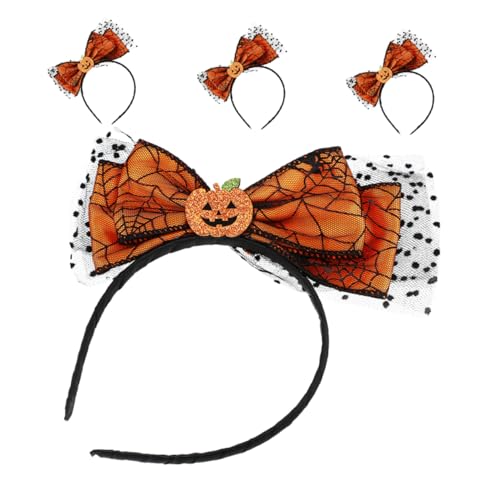 Garneck 4 Stück Glitzernde Kürbis Bogenkopfbedeckung Lustige Party Accessoires für Frauen und Mädchen für Halloween und Erntedankfest Feiern Garneck 4 Stück Glitzernde Kürbis Bogenkopfbedeckung Lustige Party Accessoires für Frauen und Mädchen für Halloween und Erntedankfest Feiern von Garneck